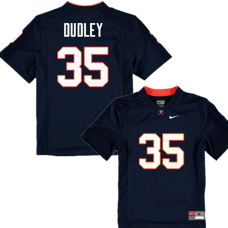 Men #35 Bill Dudley Virginia Cavaliers College Football Jerseys Sale-Navy - Click Image to Close
